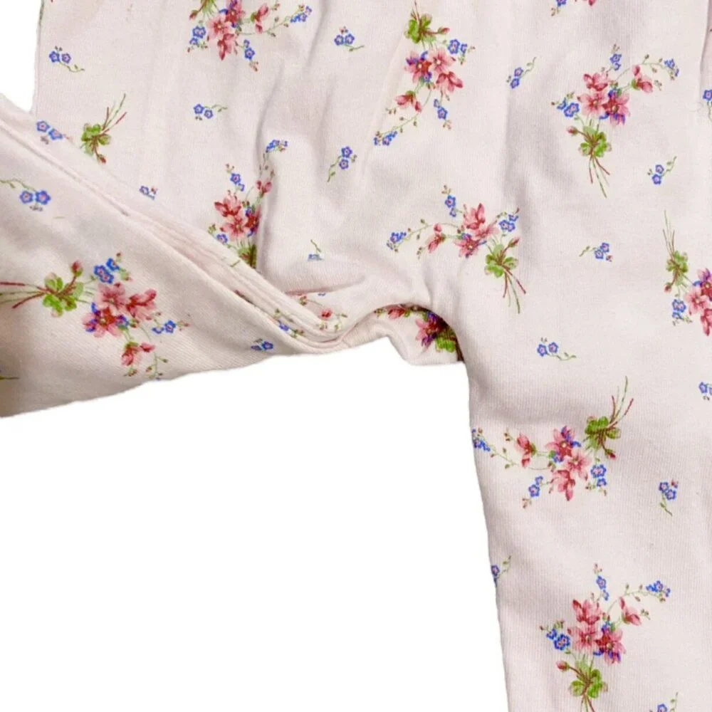 Ralph Lauren 3m Floral Romper & Collared Bodysuit Set